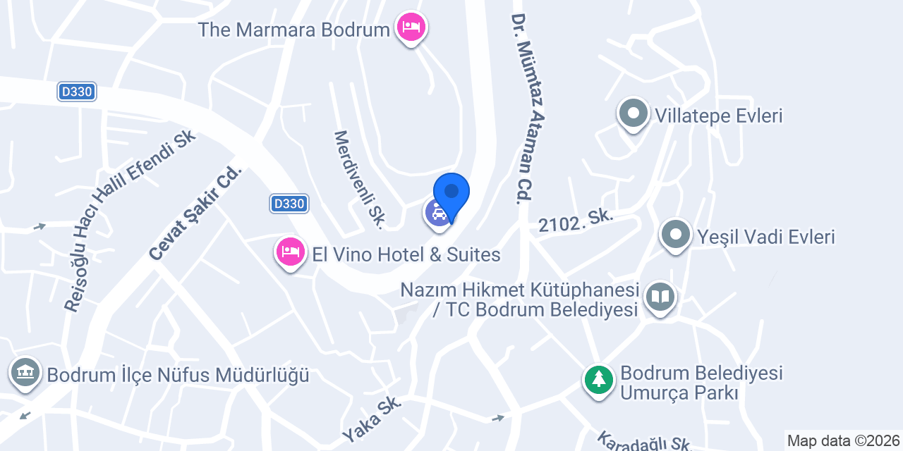 BODRUM PIONEER DJ ACADEMY konumu