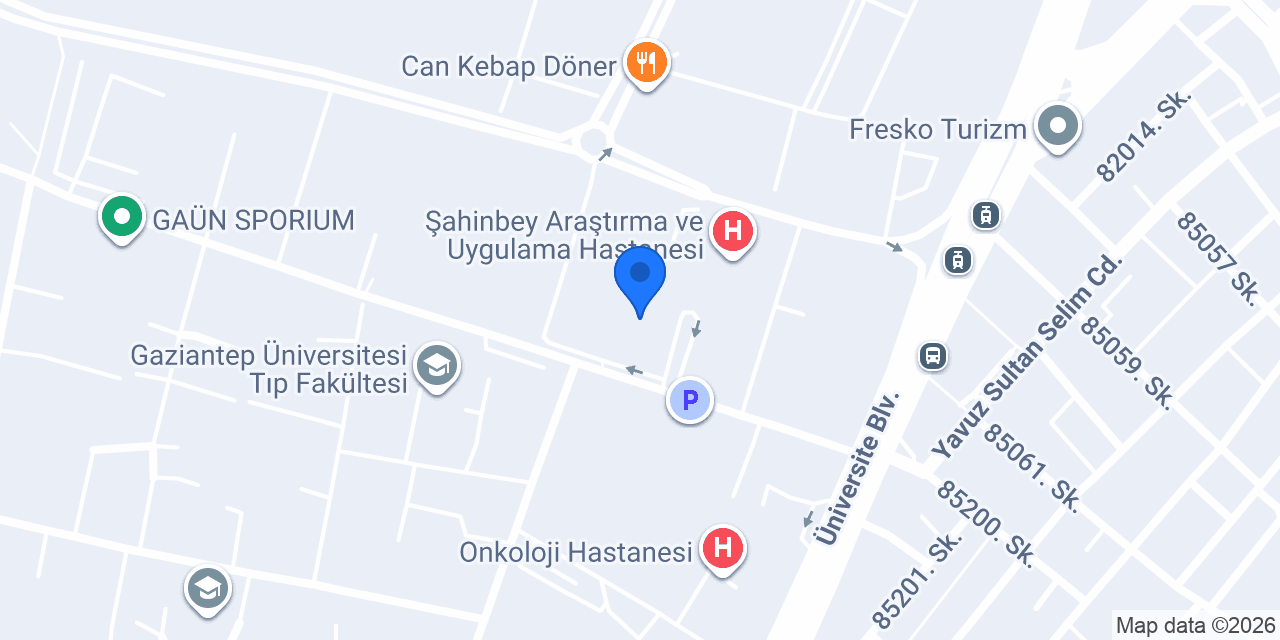 Üniversite hastanesi konumu