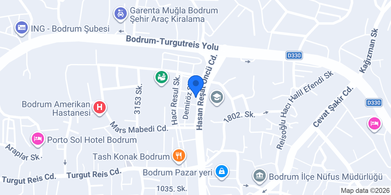 Bodrum İnşaat Market konumu