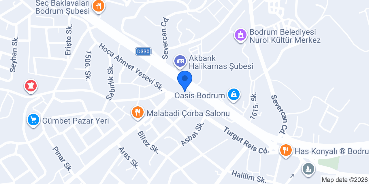 Bodrum Final Özel Öğretim Kursu konumu