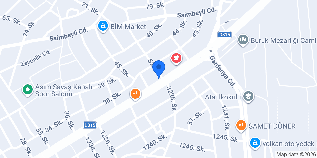 Demir Market konumu