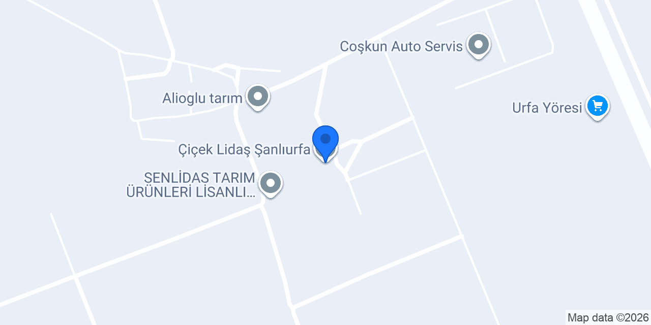 Çiçek Lidaş Şanlıurfa konumu