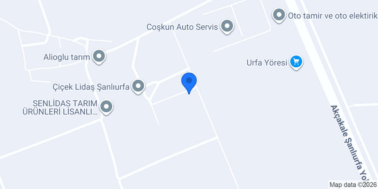 ALİOĞLU TARIM ÜRÜNLERİ LTD ŞTİ konumu