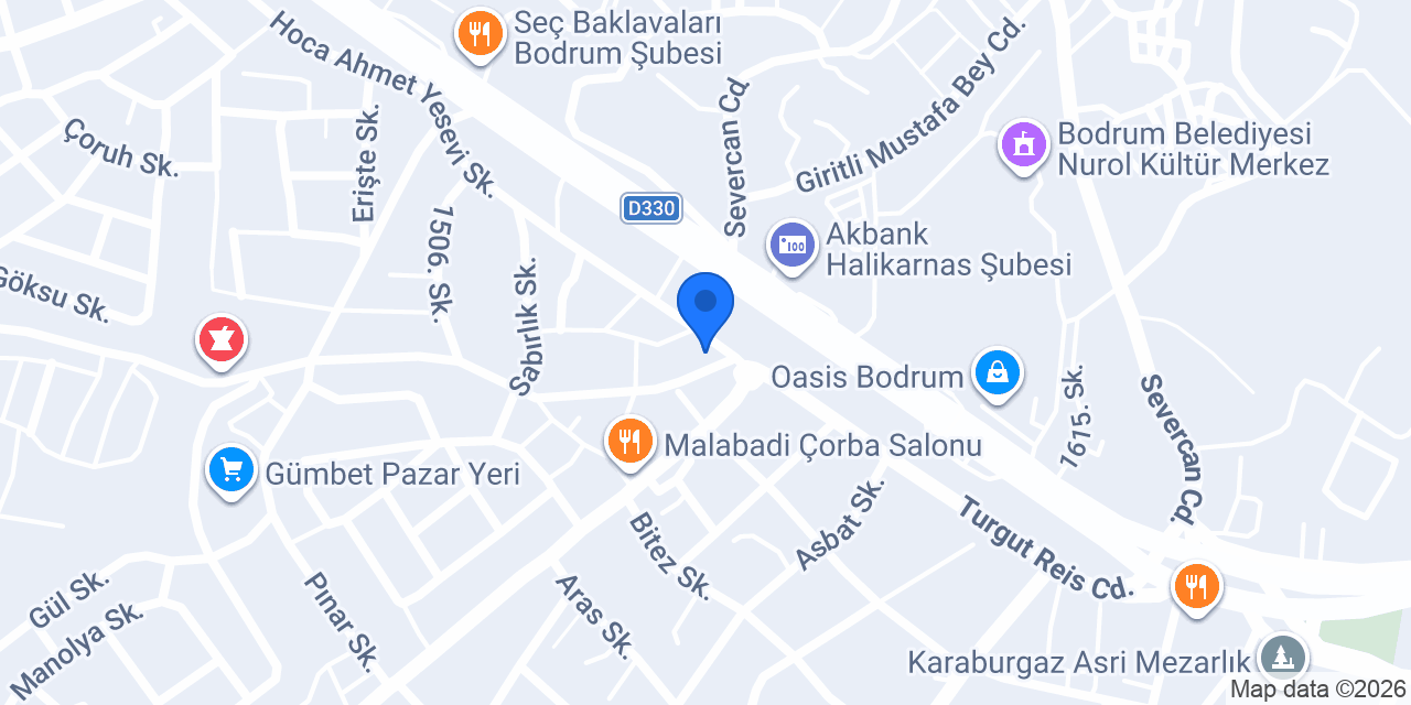 BODRUM Ekomar Süpermarket konumu