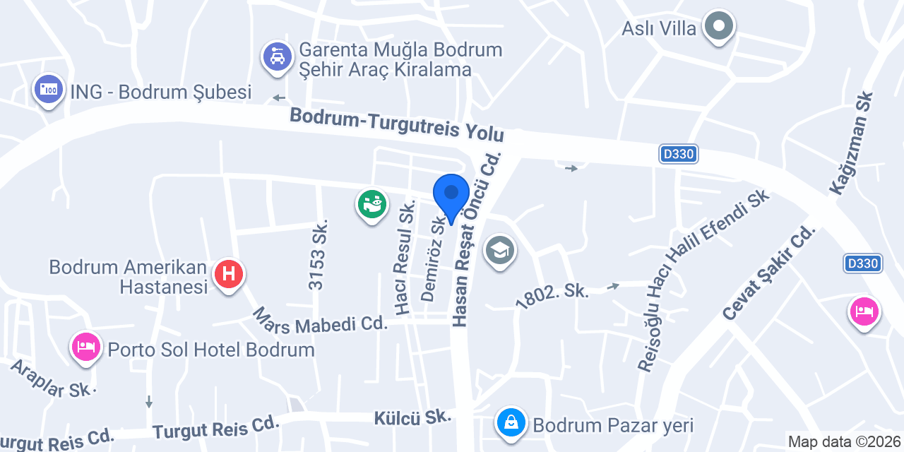 Es Reklam Bodrum konumu