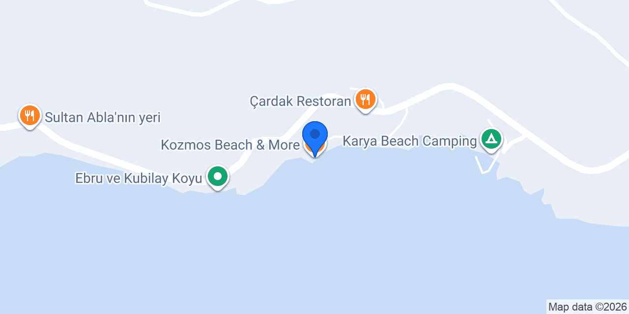 Kozmos Beach & More konumu