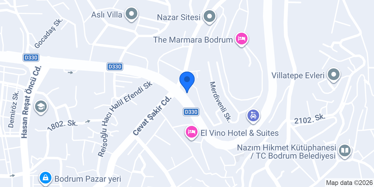 Bodrum Transfer Bodrum Havalimanı Transfer Vip konumu