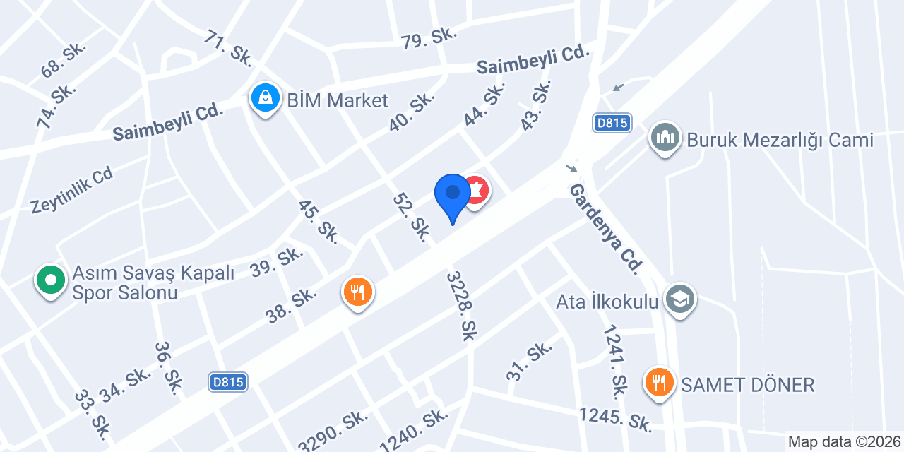 Biliz Elektrik konumu