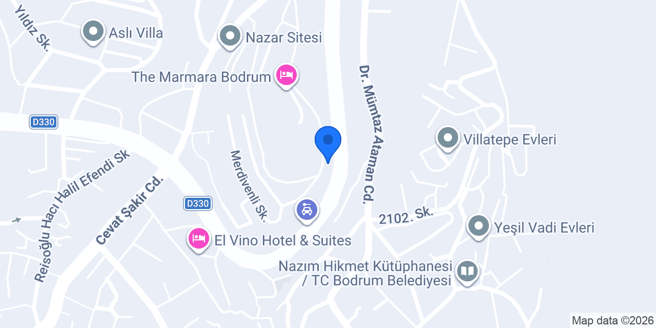 Bodrum Transfer - Bodrum Vip Transfer konumu