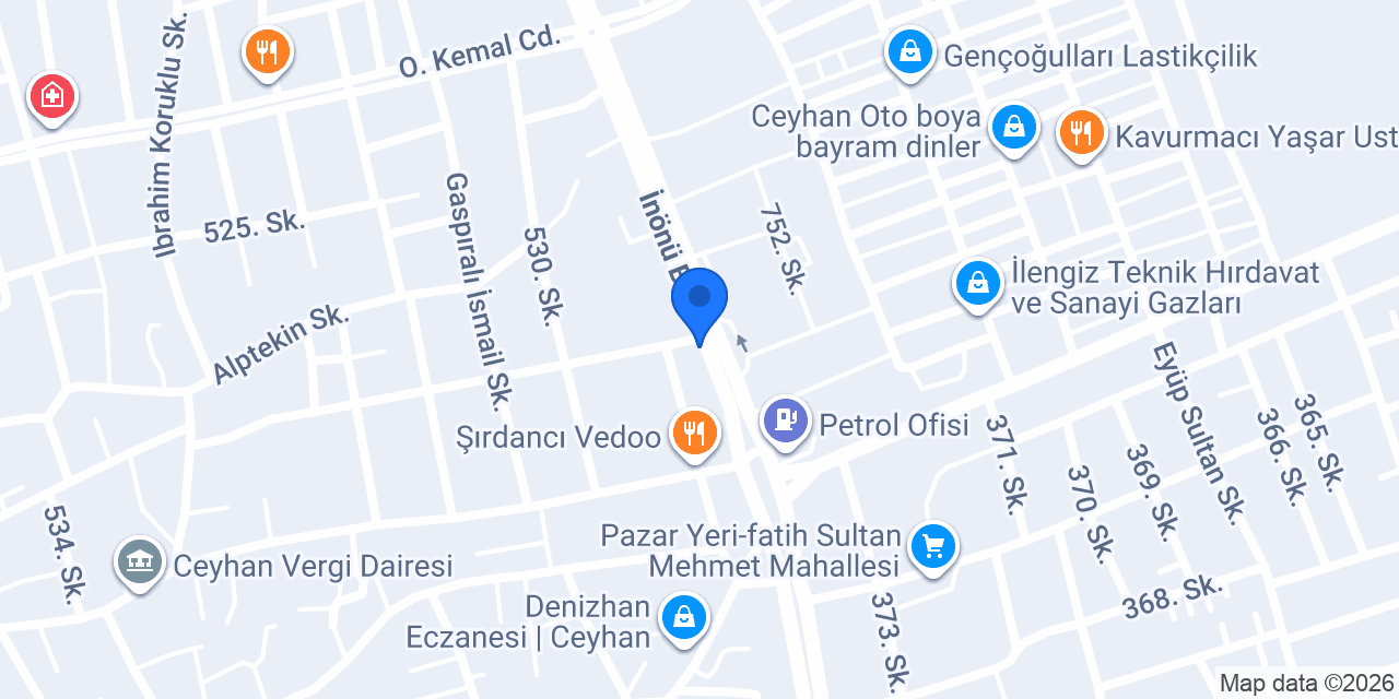 Efsane Döner konumu