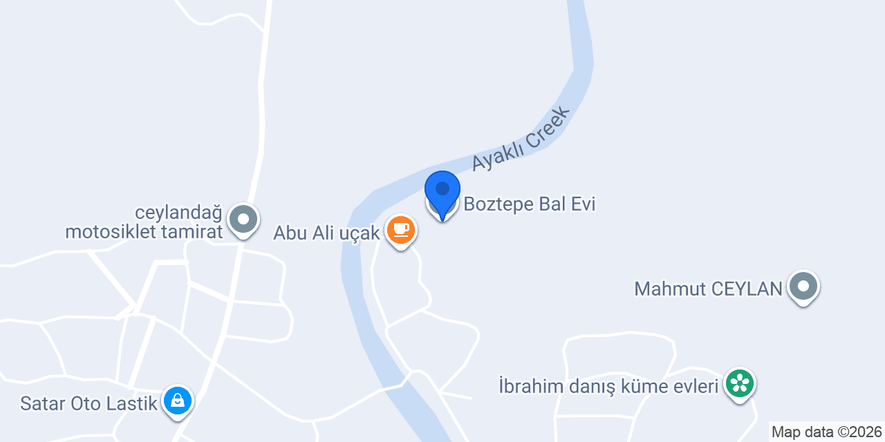 Boztepe Bal Evi konumu