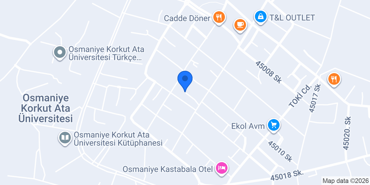 Dedekorkut Ortaokulu konumu