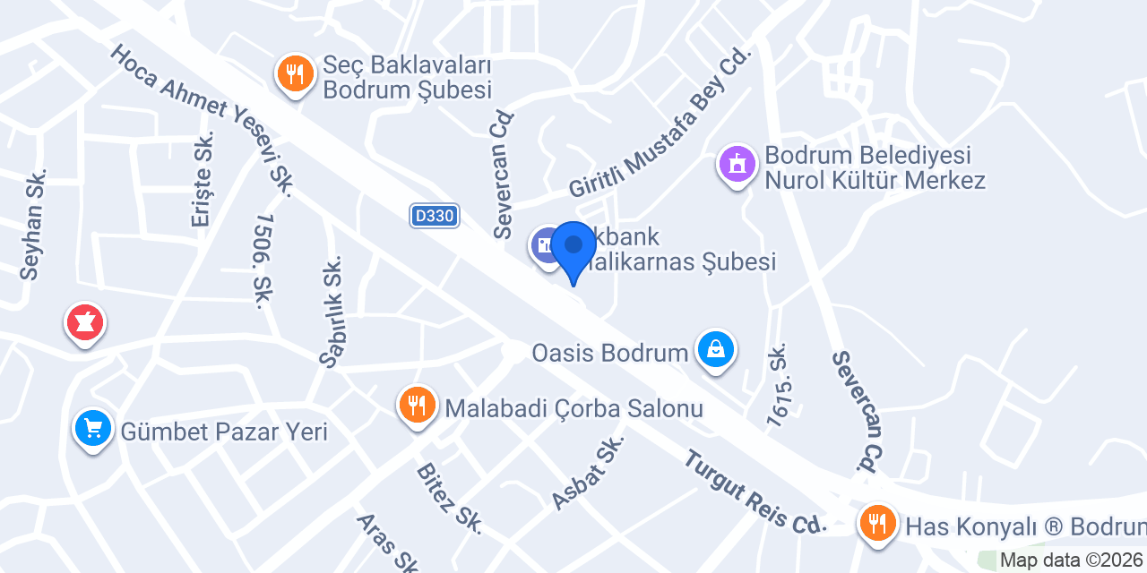 Çilek Odası | Bodrum konumu