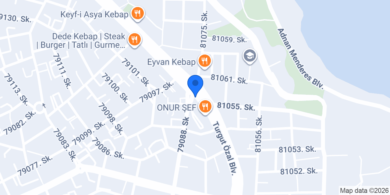 Deniz Patisserie konumu