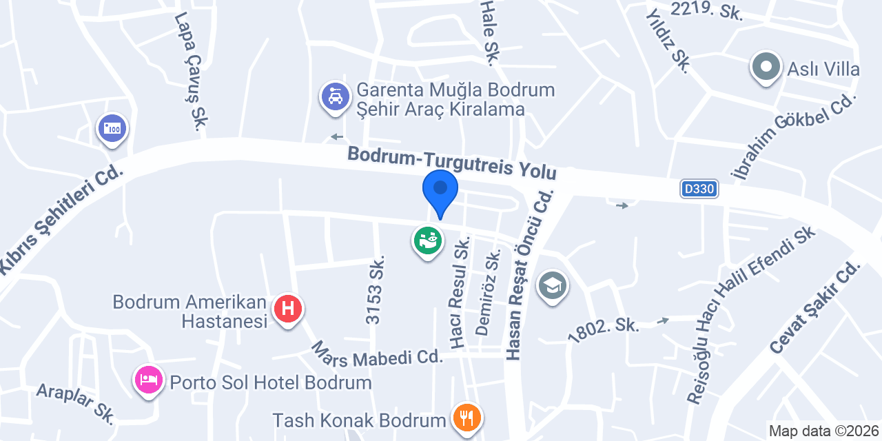TEK MARİN YATÇILIK - BODRUM konumu