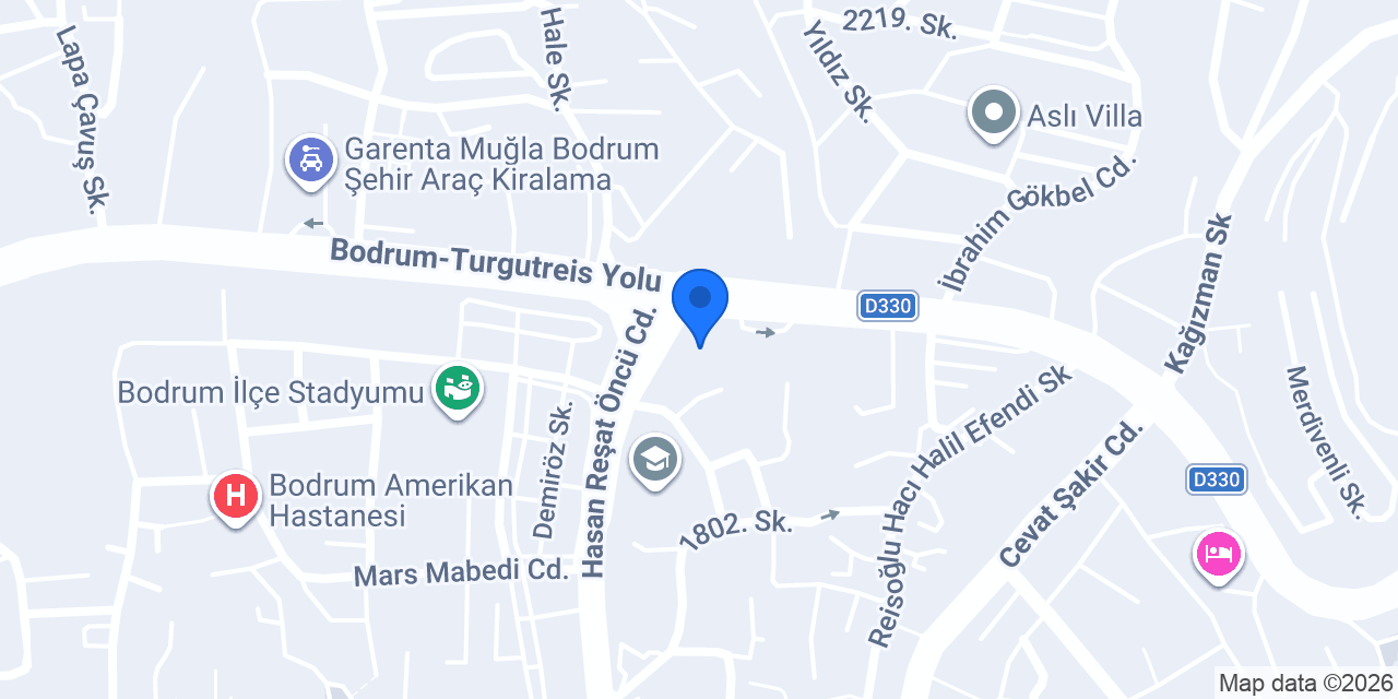 Halkbank Halikarnas Bodrum Şubesi konumu