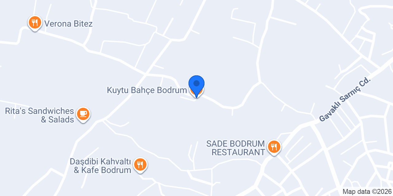 Kuytu Bahçe Bodrum konumu