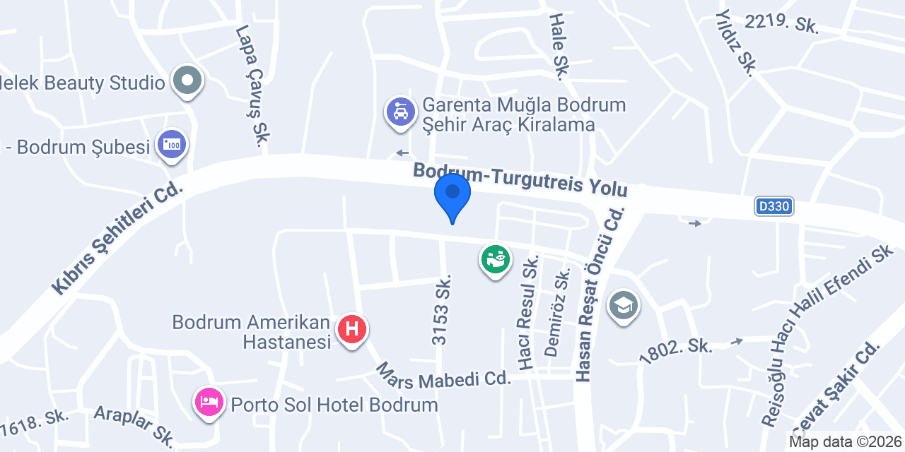 Marmara Koleji Bodrum Anaokulu konumu
