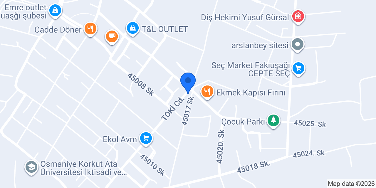 Yeşilçam Künefe Evi konumu