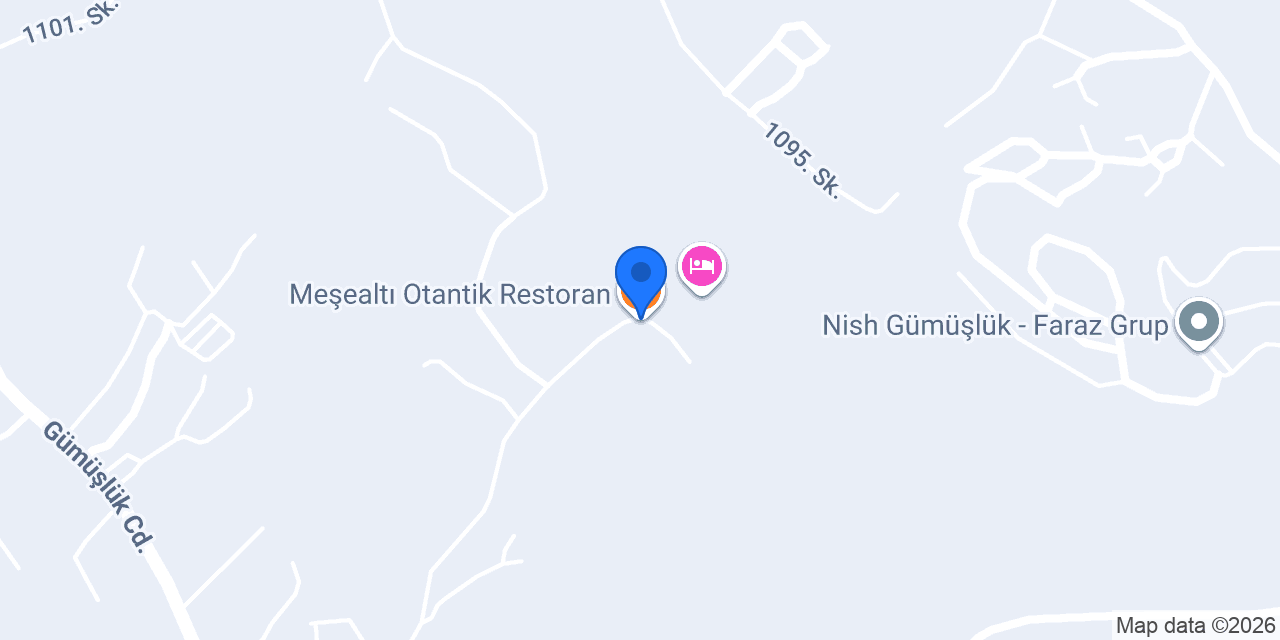Meşealtı Otantik Restoran konumu