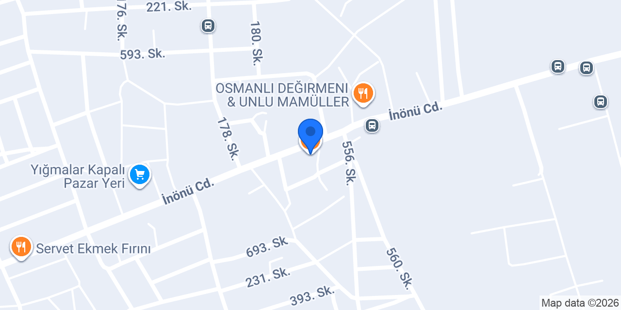 Çiğköfteci Ömer Usta konumu