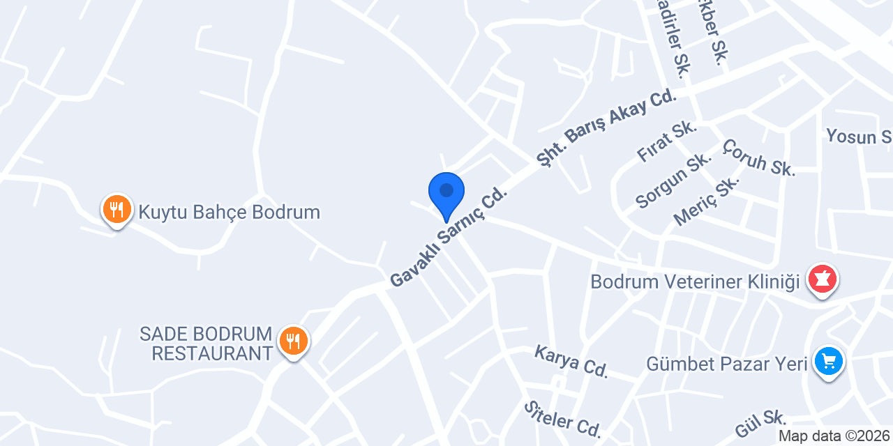 Ege Ulaşım - Bodrum Şubesi konumu