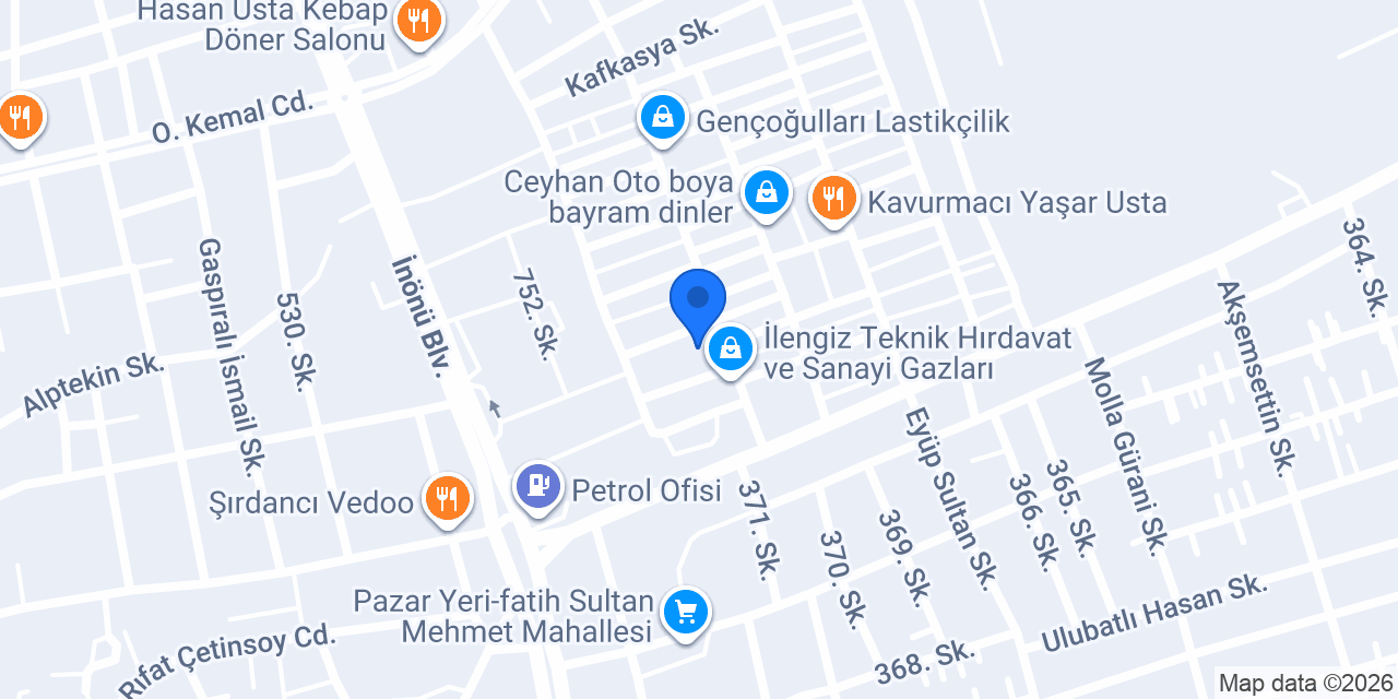 CİNLER TARIM BİÇERDÖVER YEDEK PARÇALARI konumu