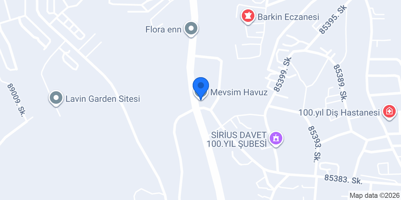 Mevsim Havuz konumu