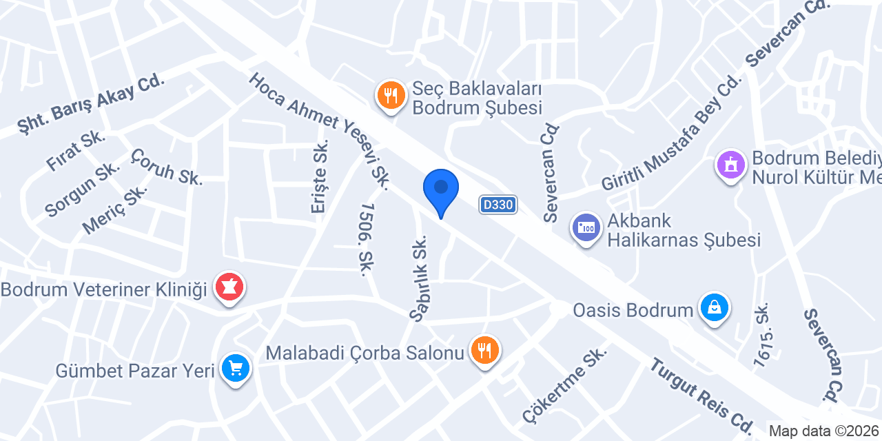 Gündoğmuş Sigorta konumu