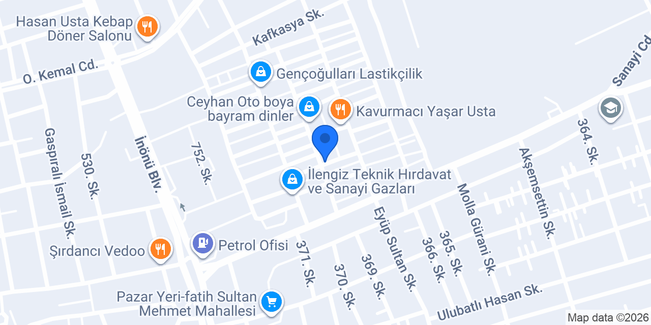 KAMYON TAMİRCİSİ MURAT USTA konumu