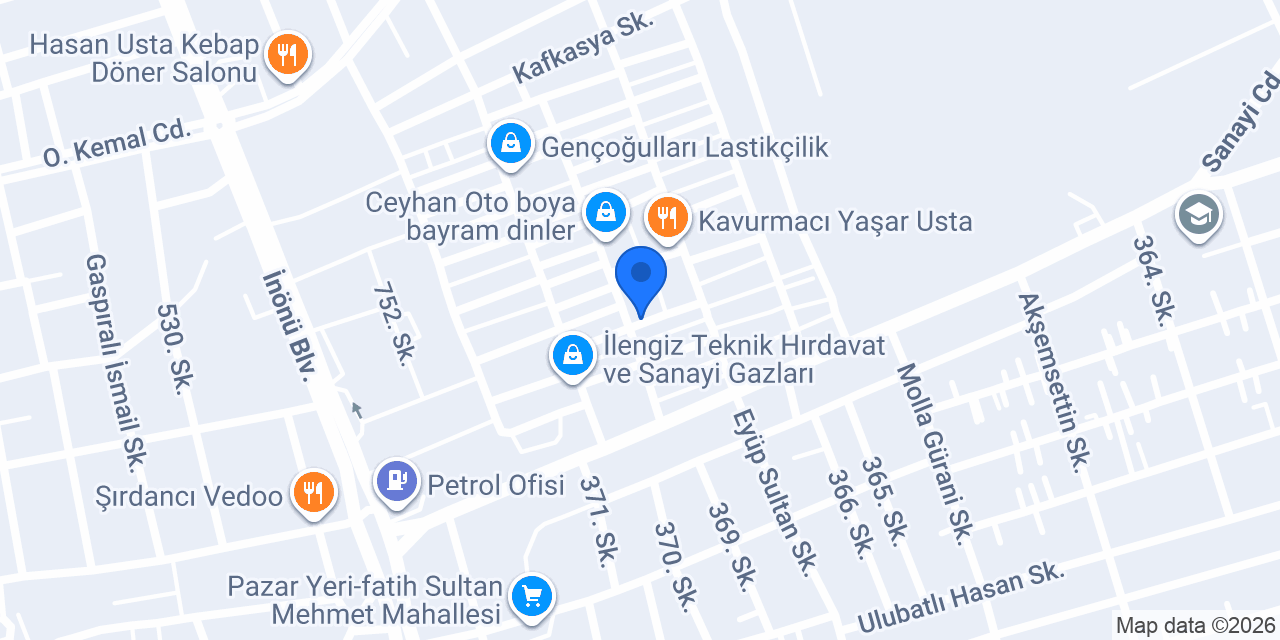 Oto Gem konumu