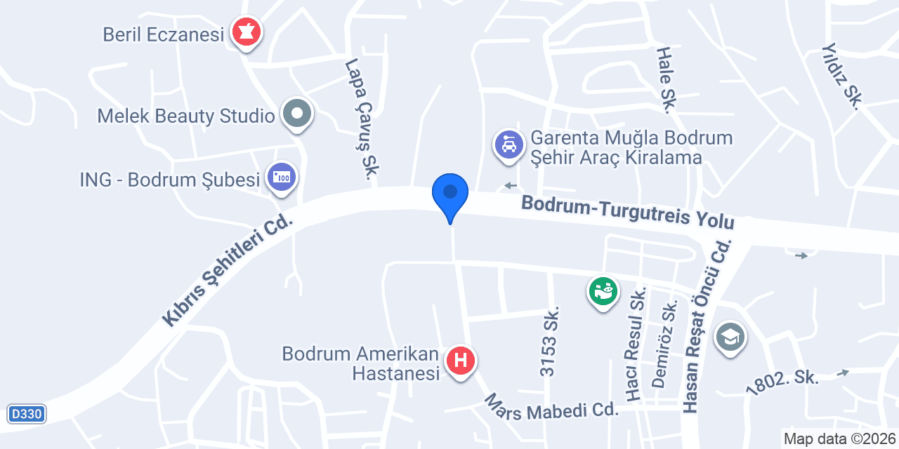 Pura Vita Pilates Stüdyosu konumu
