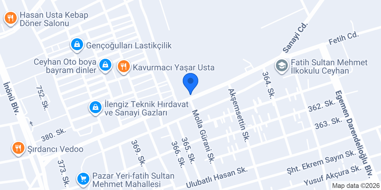 YEŞİLHÜYÜK METAL konumu