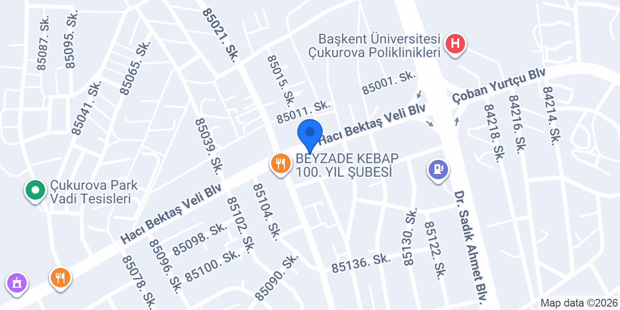 Beyza Piliç 100 Yıl Şubesi konumu