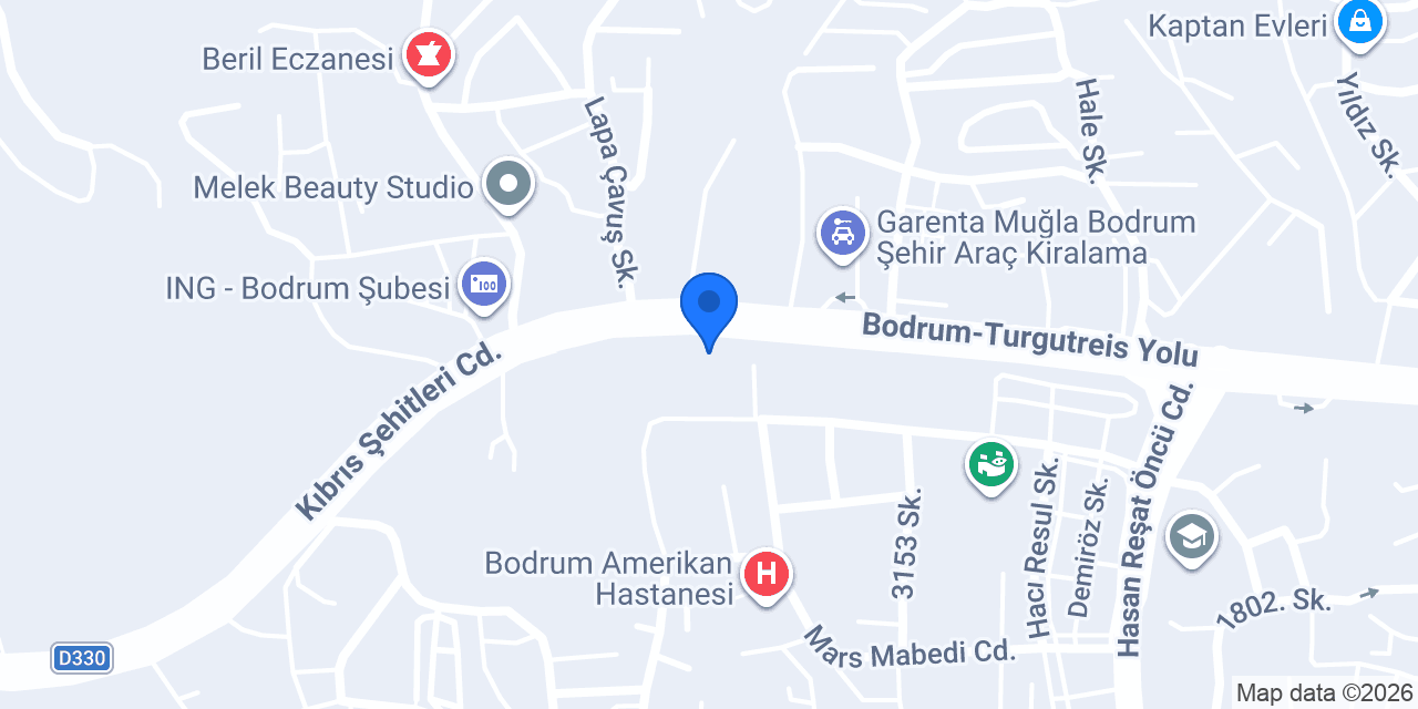 Bodrum Bisiklet konumu