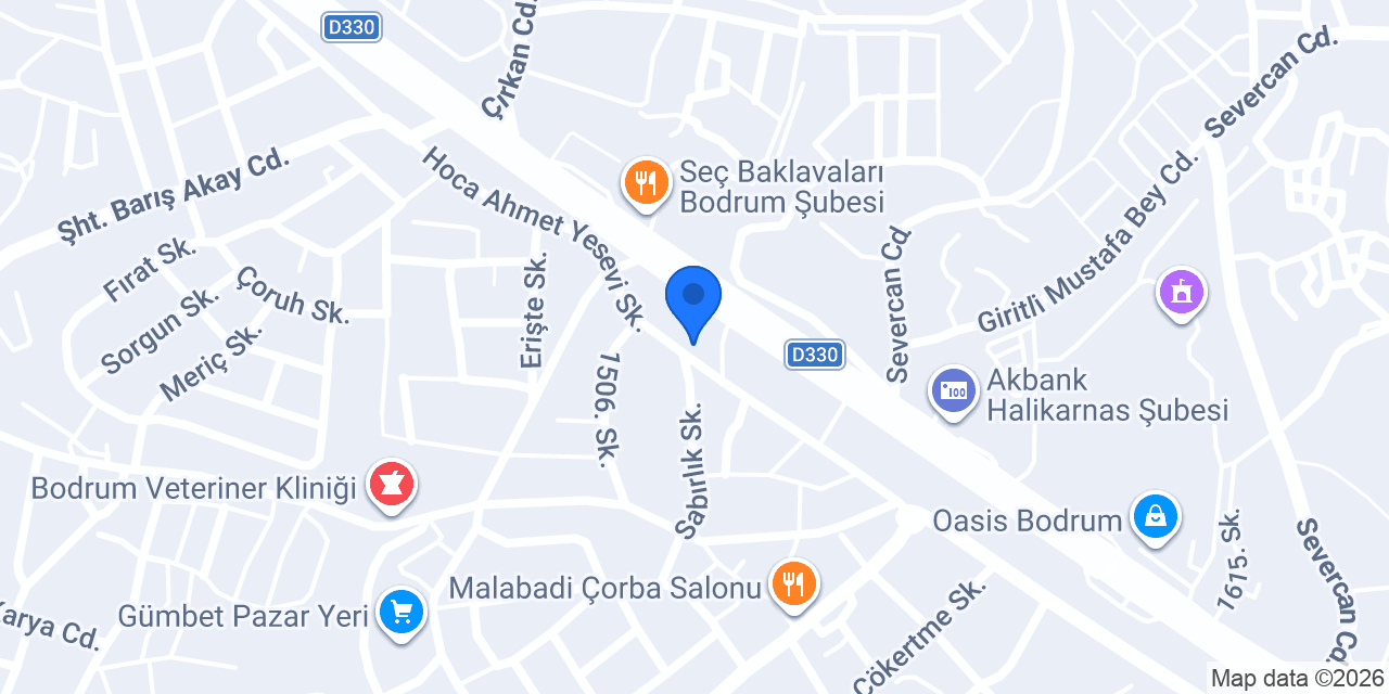 Kaya Tesisat Bodrum konumu