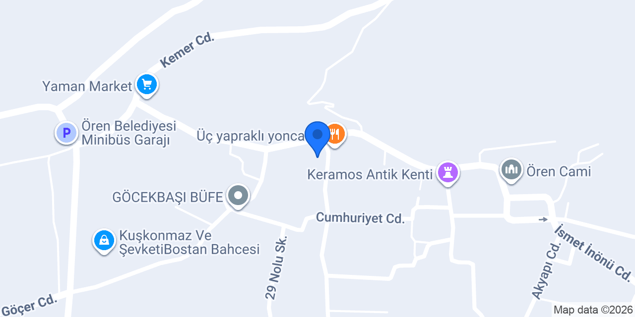 Doğal Ürünler konumu