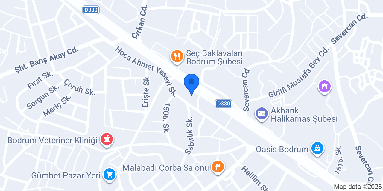 Enplus Bodrum Cadde konumu