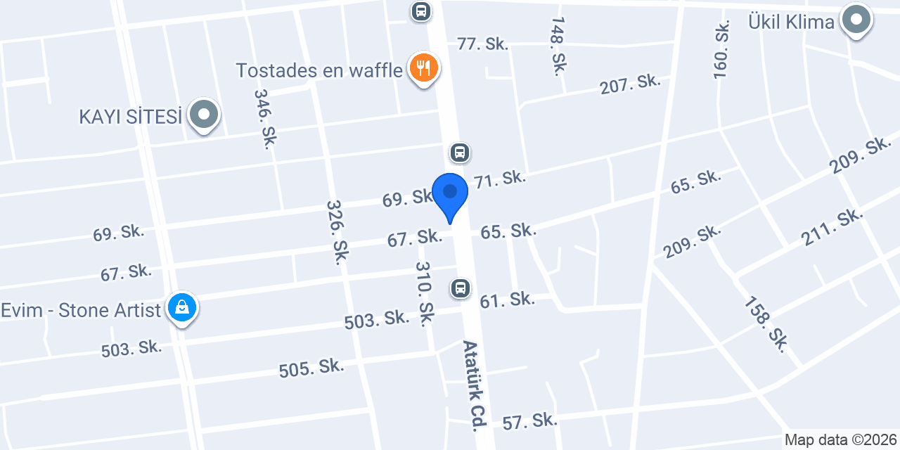 Deveci Tekel Shop konumu
