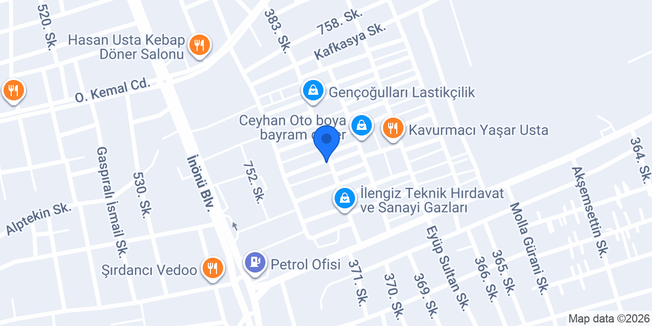 Başpınar Ticaret konumu
