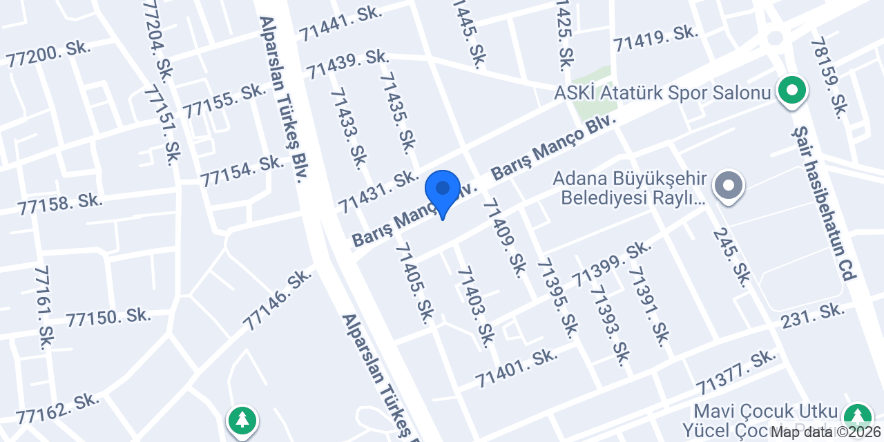 Akçam Kuru Temizleme konumu