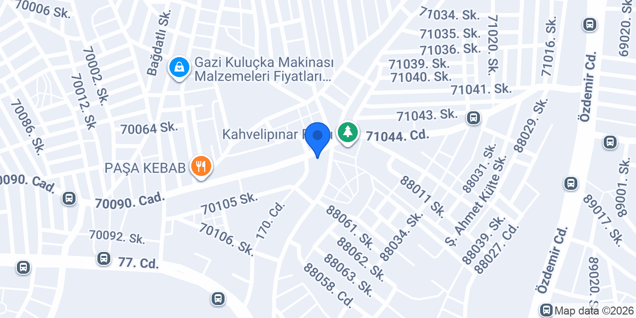 Salon Özcan konumu