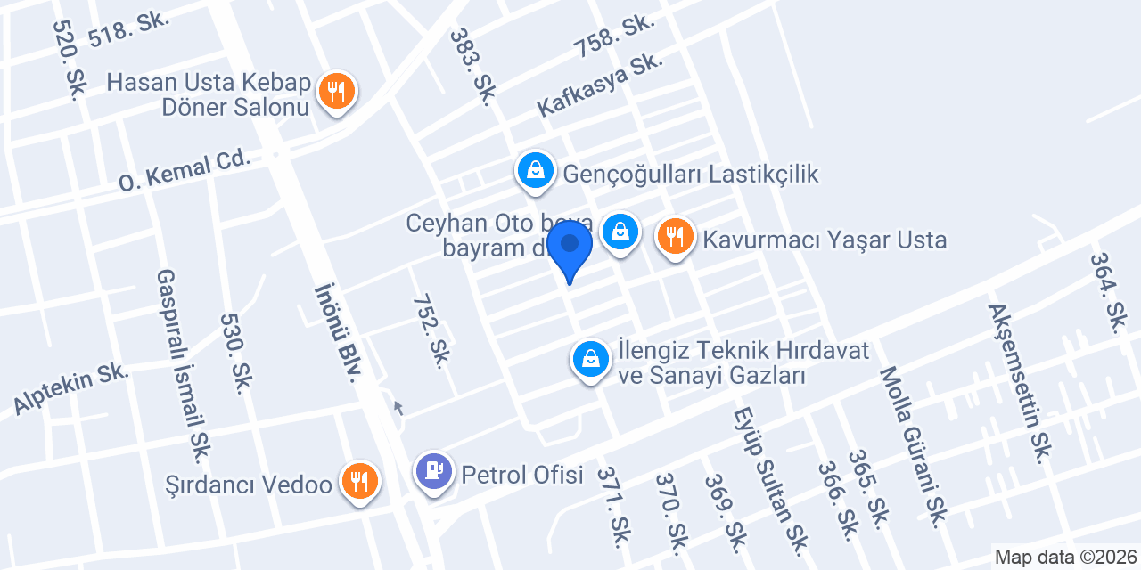 DOĞAN TİCARET TRAKTÖR YEDEK PARÇA konumu