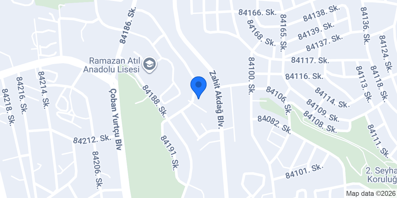 Adana Orman Anaokulu konumu