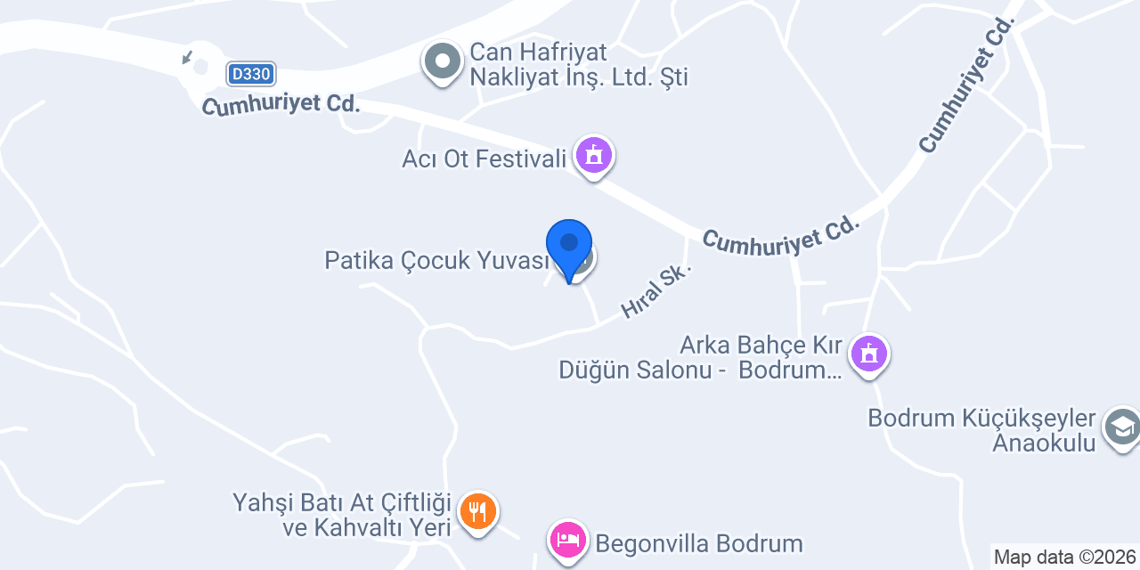 Patika Çocuk Yuvası konumu
