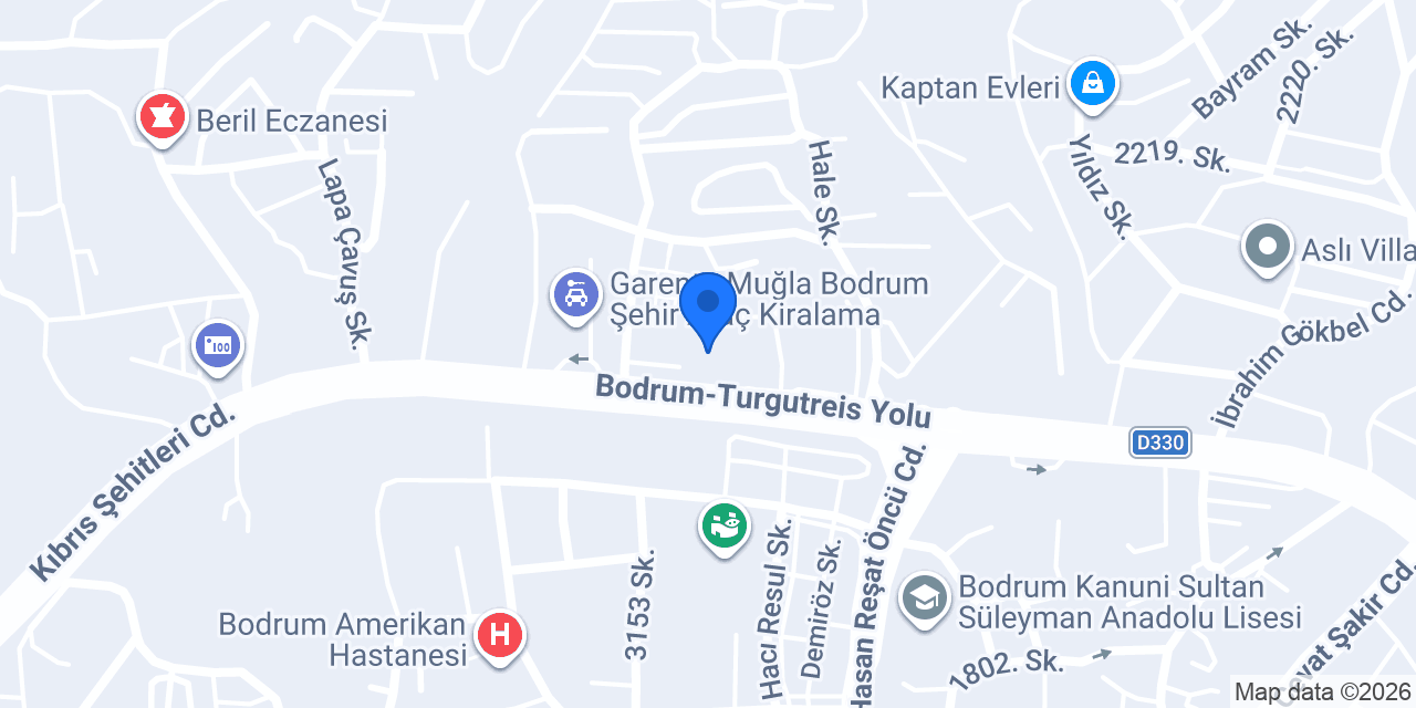 4P PROJE PAZARLAMA BODRUM ŞUBESİ konumu