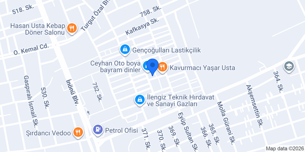 Hayat Eczanesi konumu
