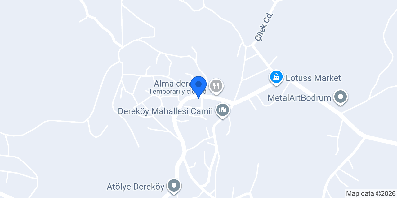Dereköy Sanat Atölyesi konumu