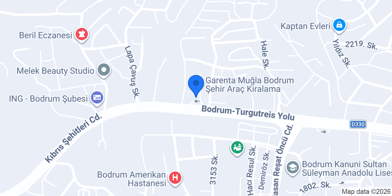 Meraklı Şırdan Bodrum konumu