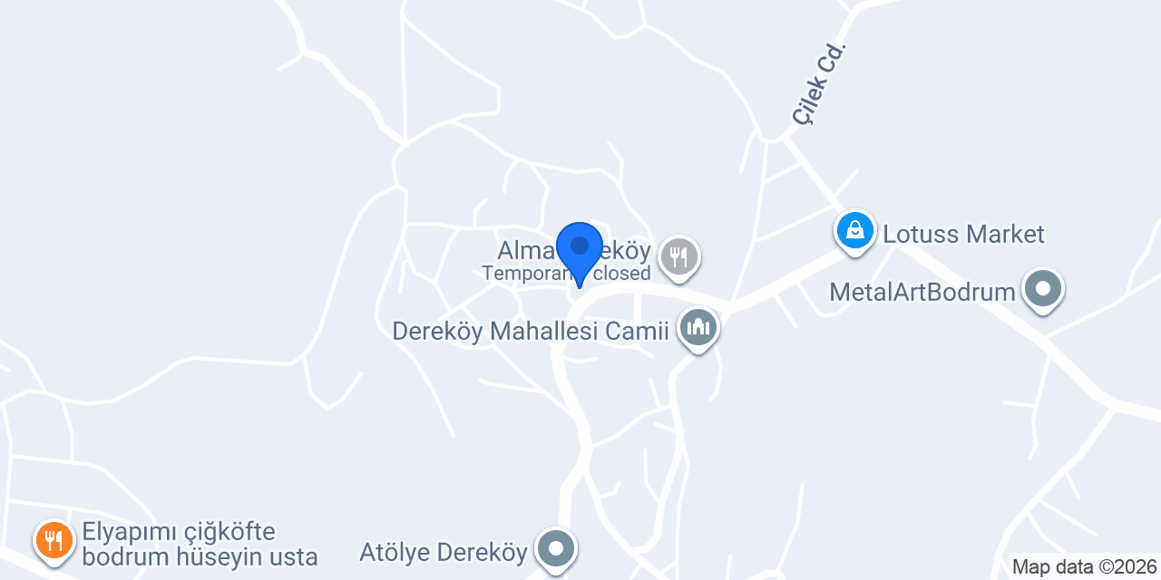 Dereköy Saloon Cadde Berber konumu